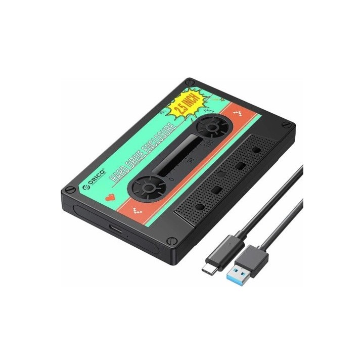Boîtier Externe disque dur 2.5" USB-C cassette