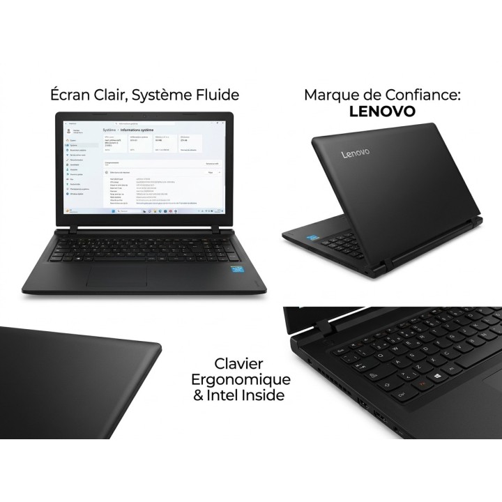 PC portable Lenovo 100-15IBY